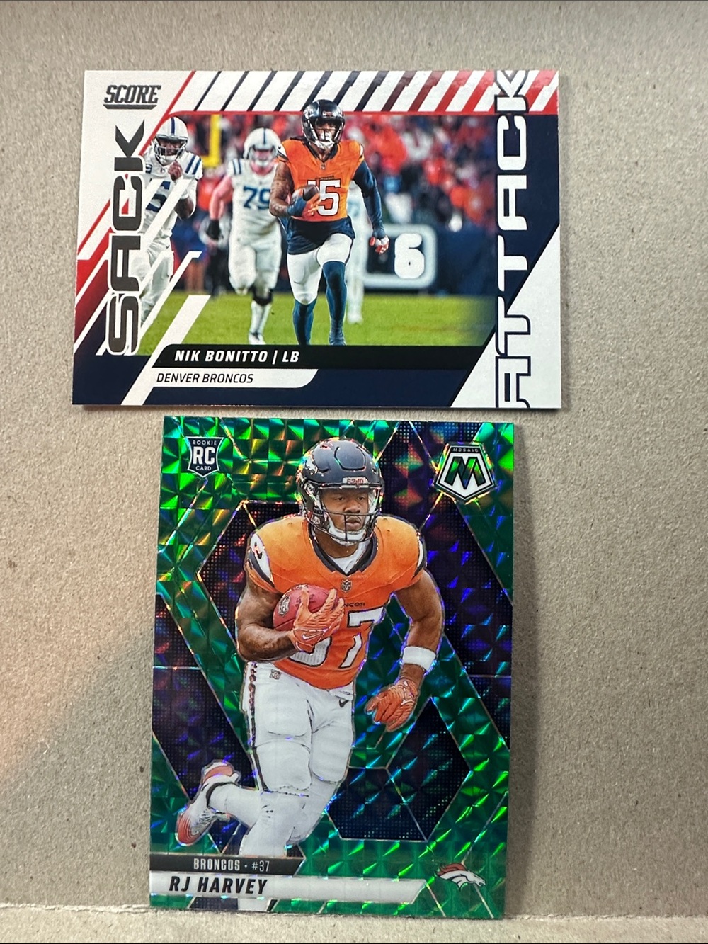 Bo Nix + 3 Patrick Surtain II rookies w/ Bonitto/Sutton/Mims Broncos lot of 18 - Picture 14 of 15
